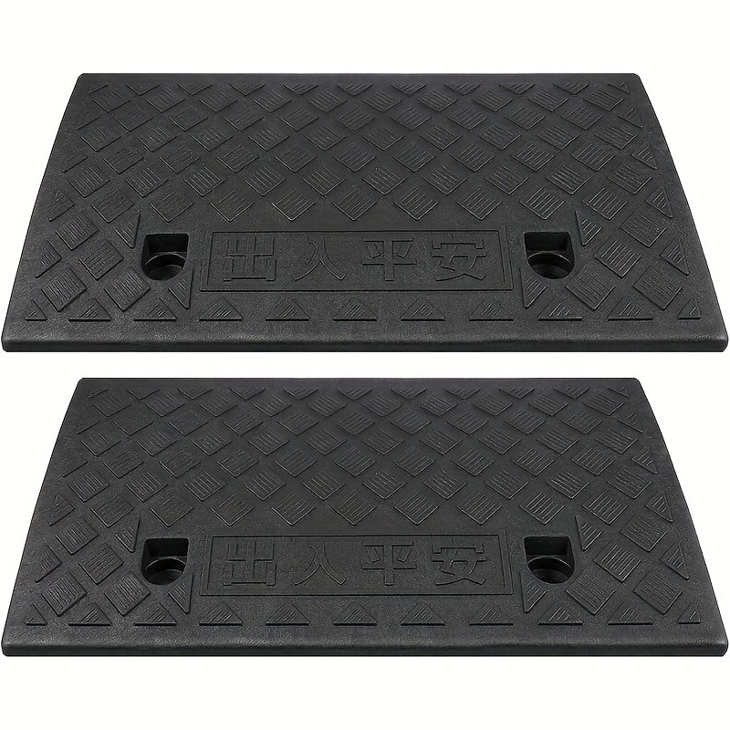 2-Pack Heavy-Duty Portable Curb Ramps
