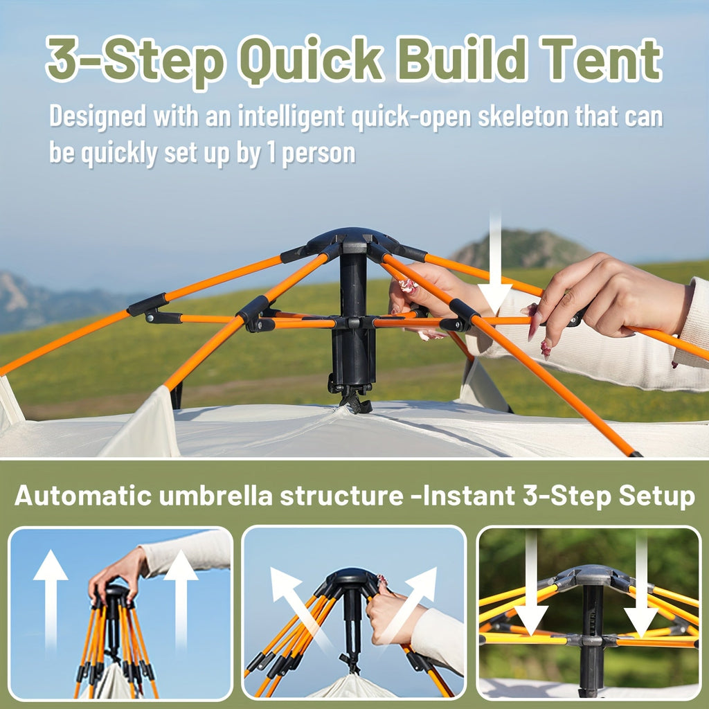 3–4 Person Pop-Up Camping Tent