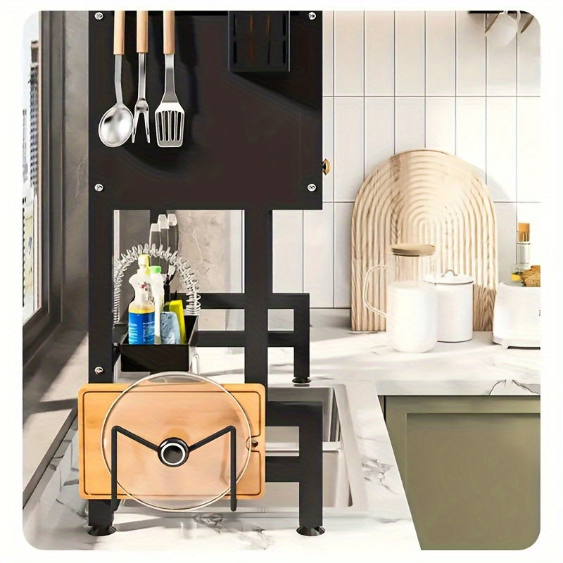 Over-the-Sink Dish Drying Rack with Cover