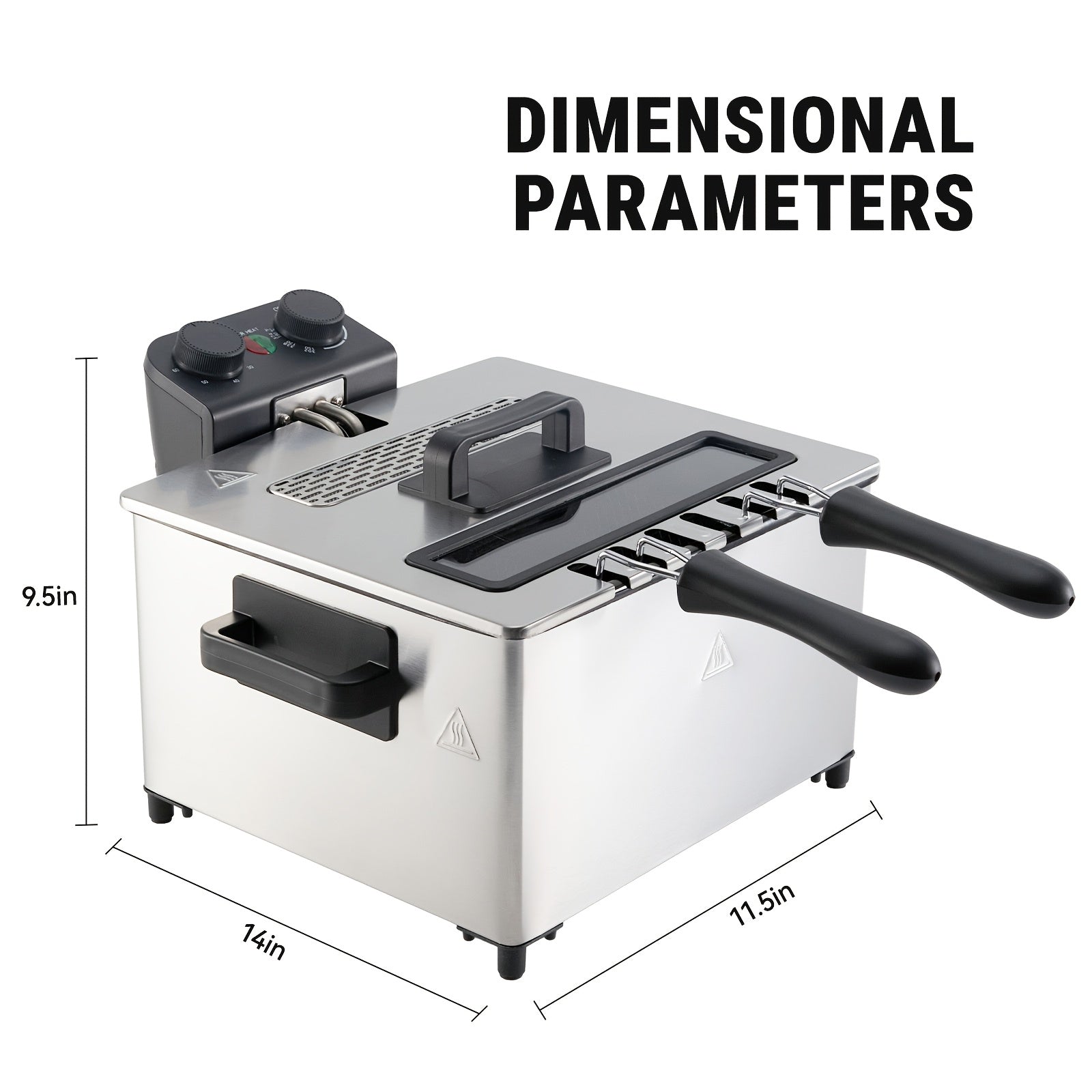 1700W Stainless Steel Electric Deep Fryer