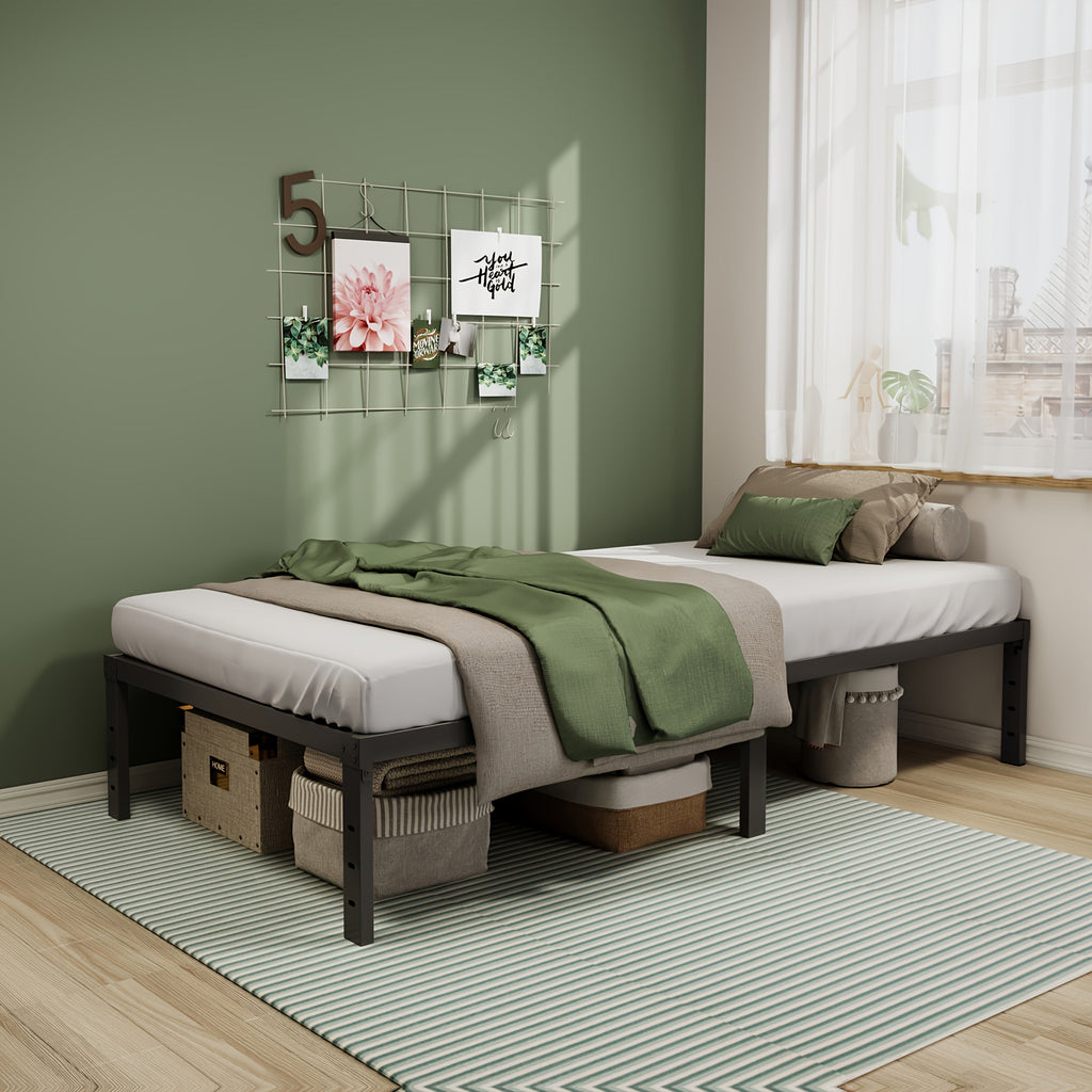 Heavy-Duty Metal Platform Bed Frame