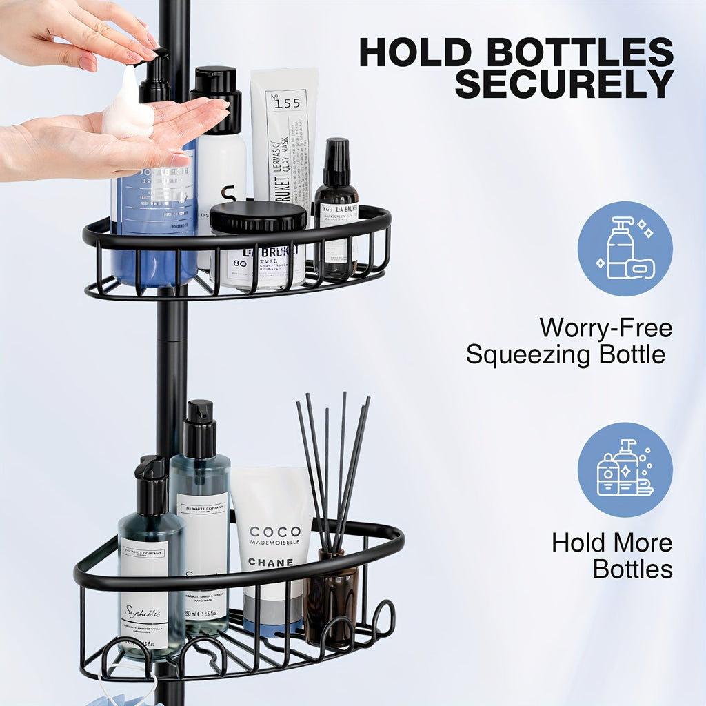 4-Tier Corner Shower Organizer