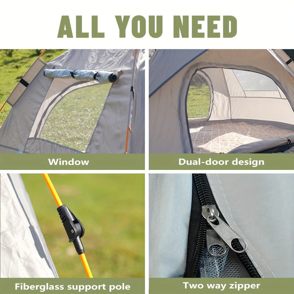 3–4 Person Pop-Up Camping Tent