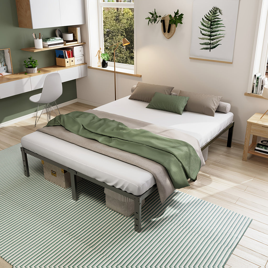 Heavy-Duty Metal Platform Bed Frame