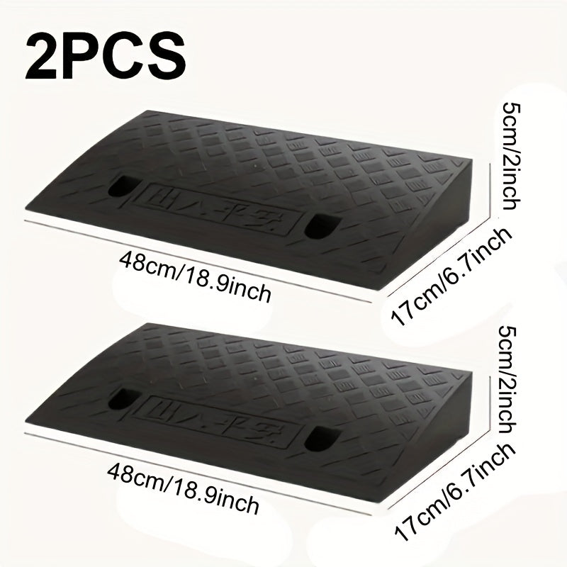 2-Pack Heavy-Duty Portable Curb Ramps