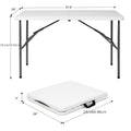 4FT/6FT Portable Plastic Folding Table