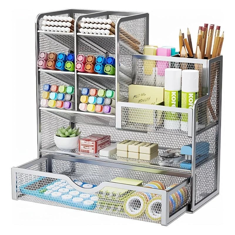 Multi-Layer Mesh Desk Organizer