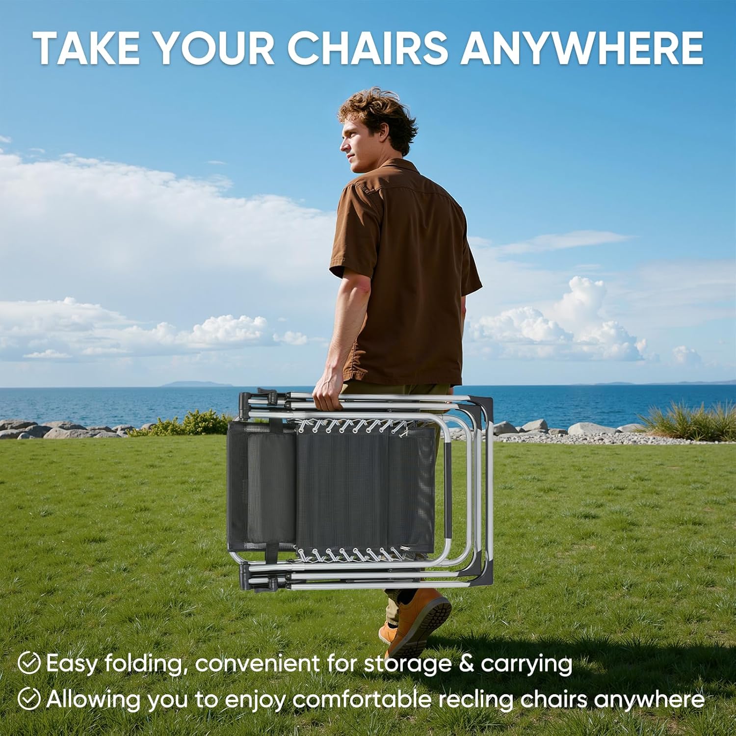 Foldable Zero-Gravity Recliner Chair