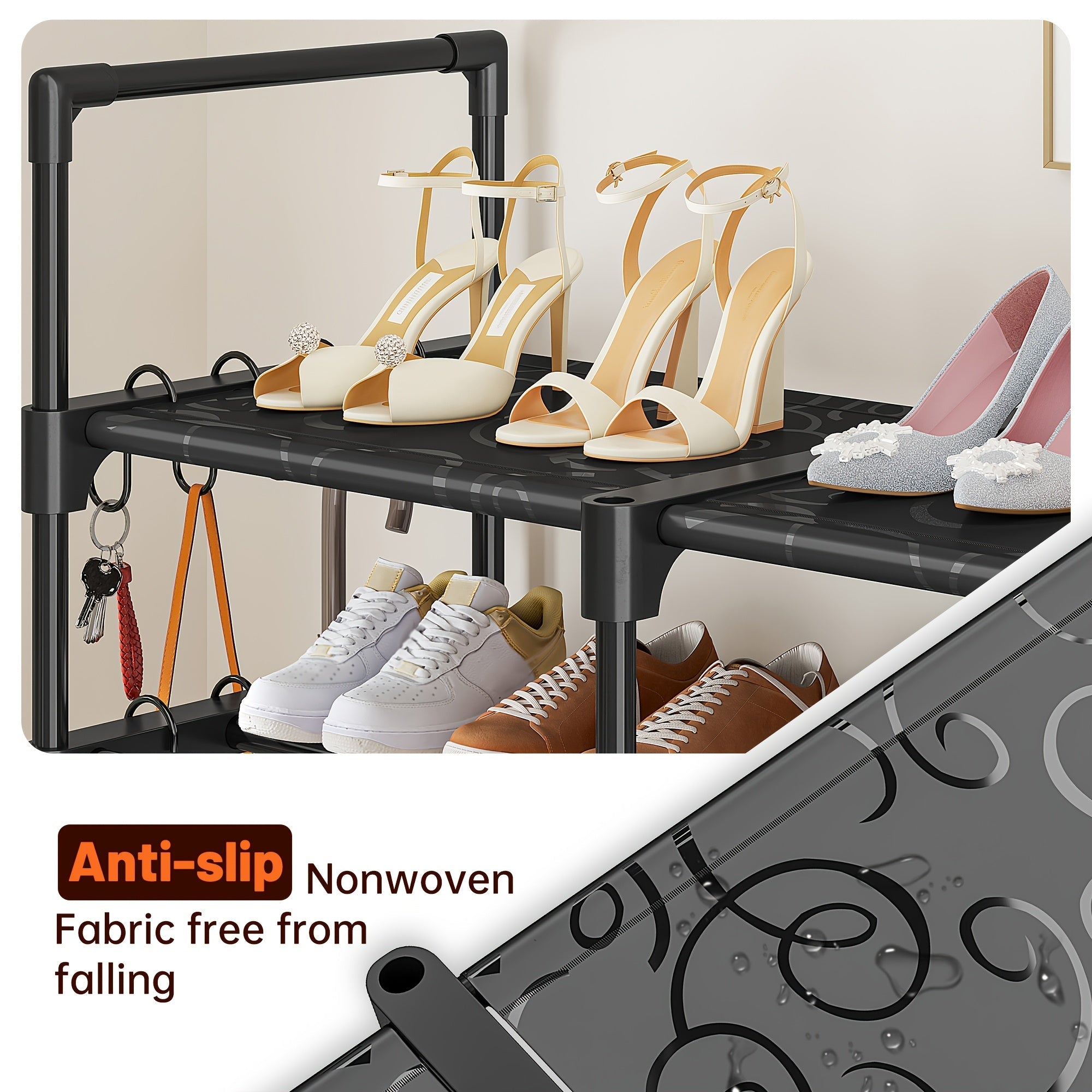 Stackable Shoe & Storage Shelf