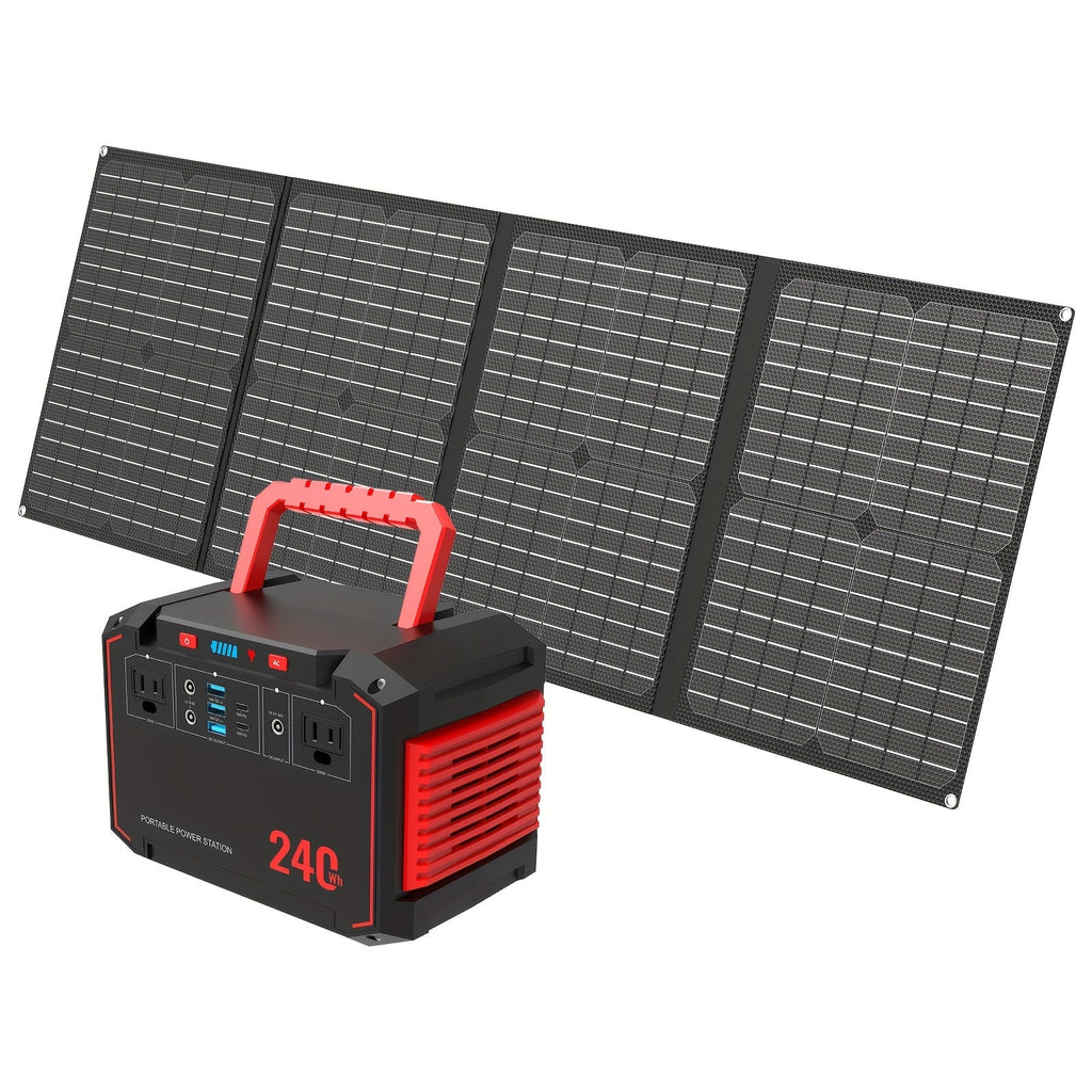 300W Portable Power Station with Solar Panel