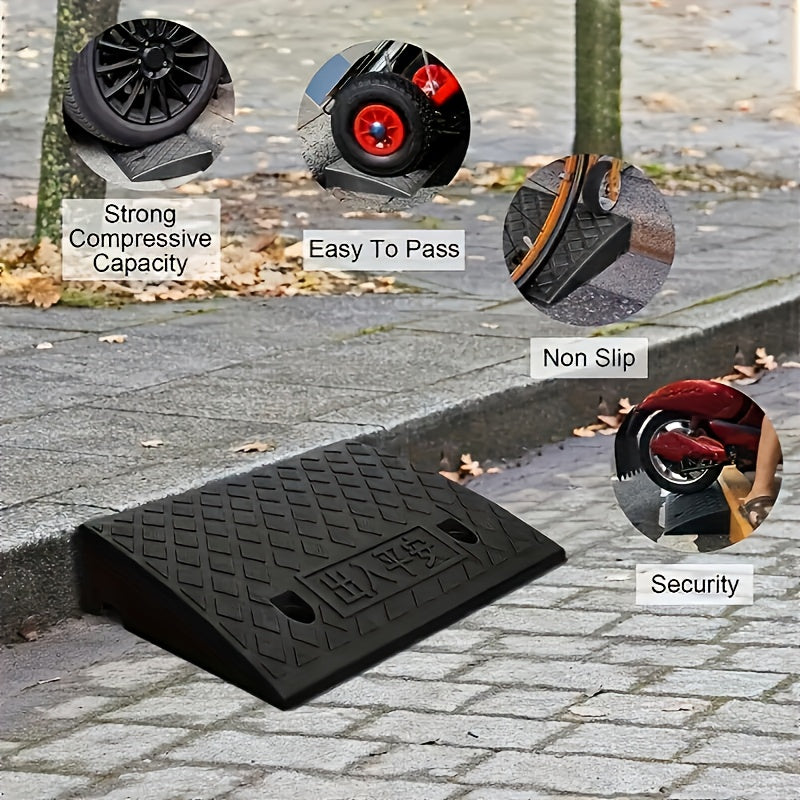 2-Pack Heavy-Duty Portable Curb Ramps