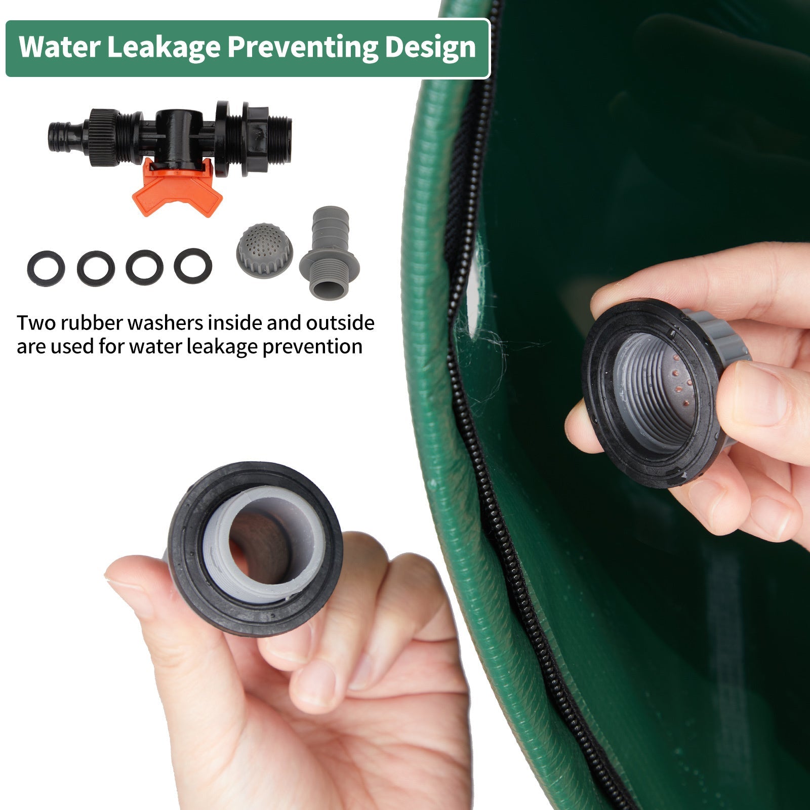 Collapsible Rain Barrel Water Tank