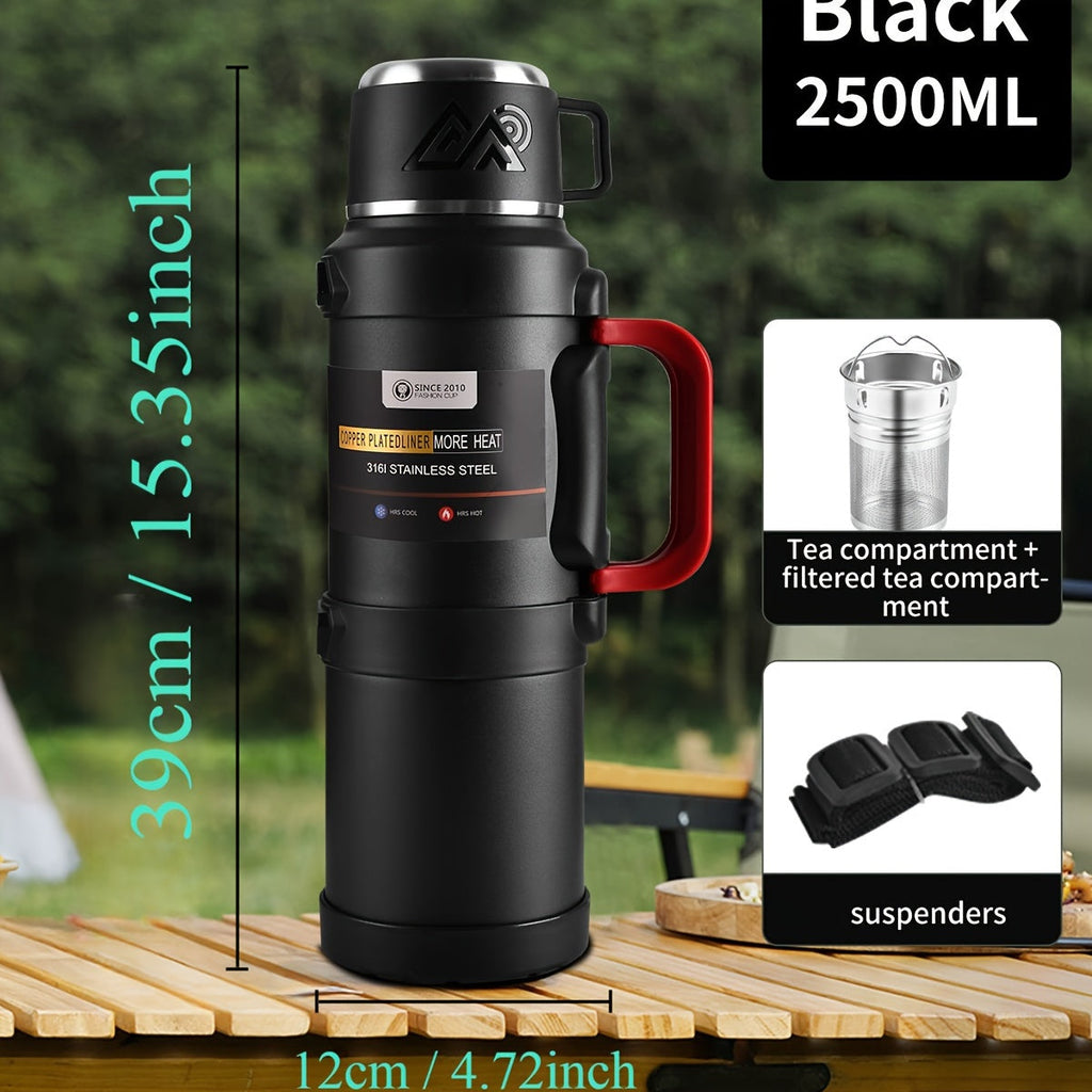 Large Insulated Stainless Steel Thermos
