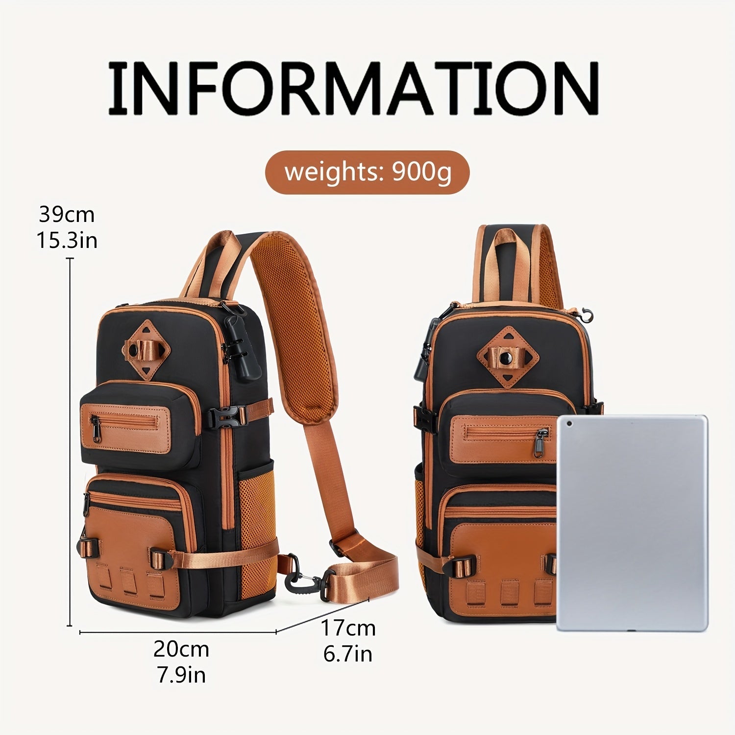 Anti-Theft Crossbody Sling Bag