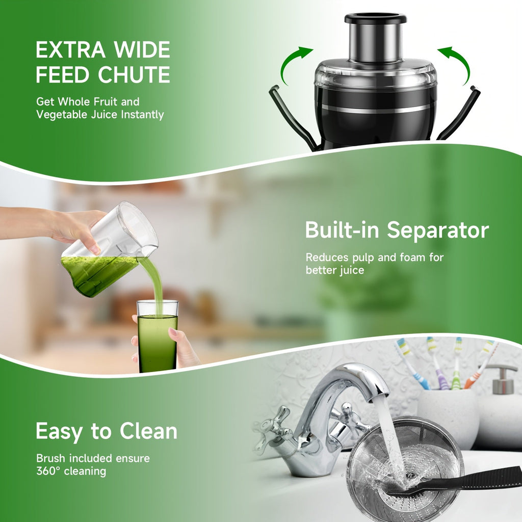 500W 3-Speed Centrifugal Juicer