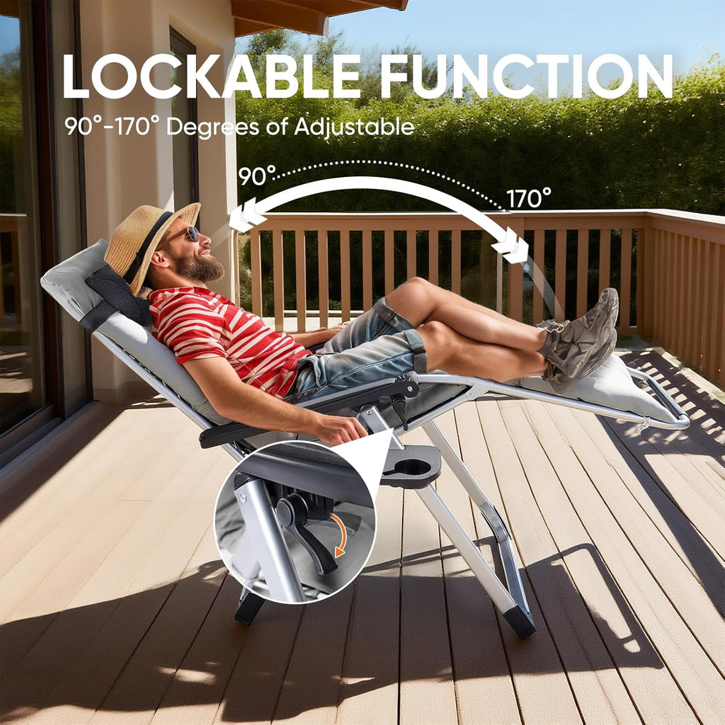 Foldable Zero-Gravity Recliner Chair
