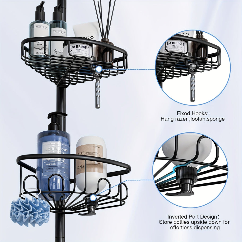 4-Tier Corner Shower Organizer