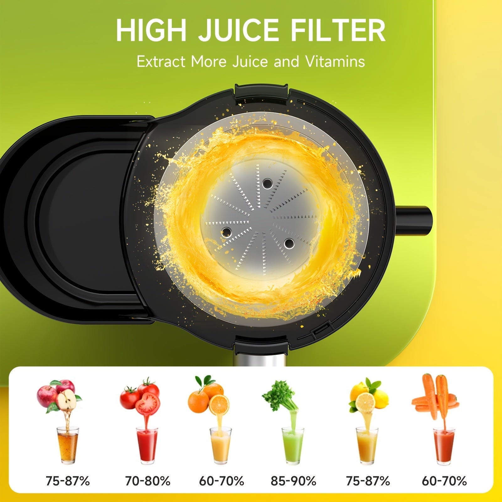 500W 3-Speed Centrifugal Juicer