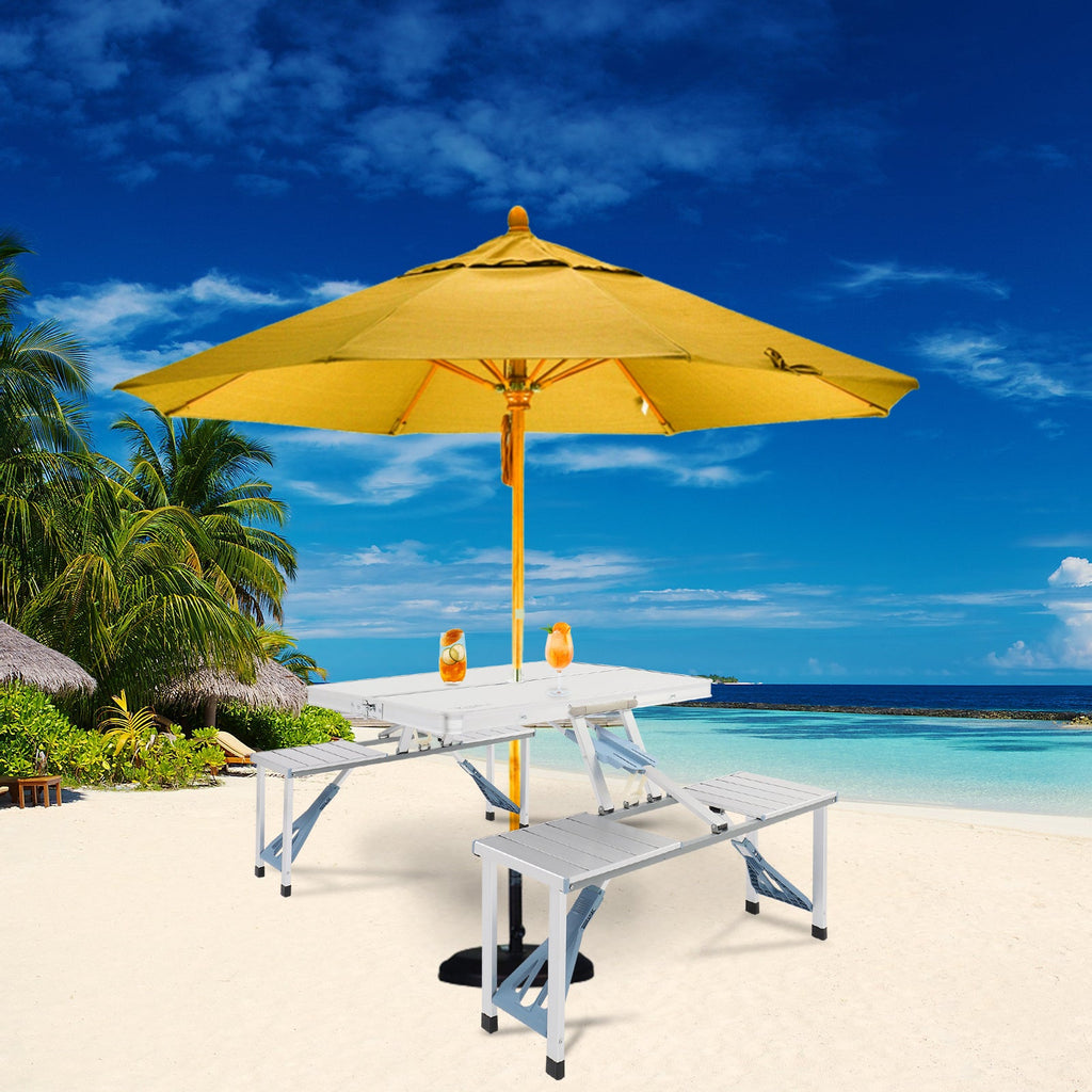4FT Folding Camping Table with 4 Seats