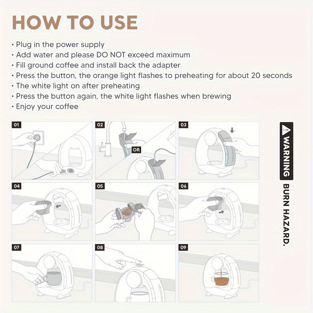 2-in-1 Single-Serve Coffee Maker