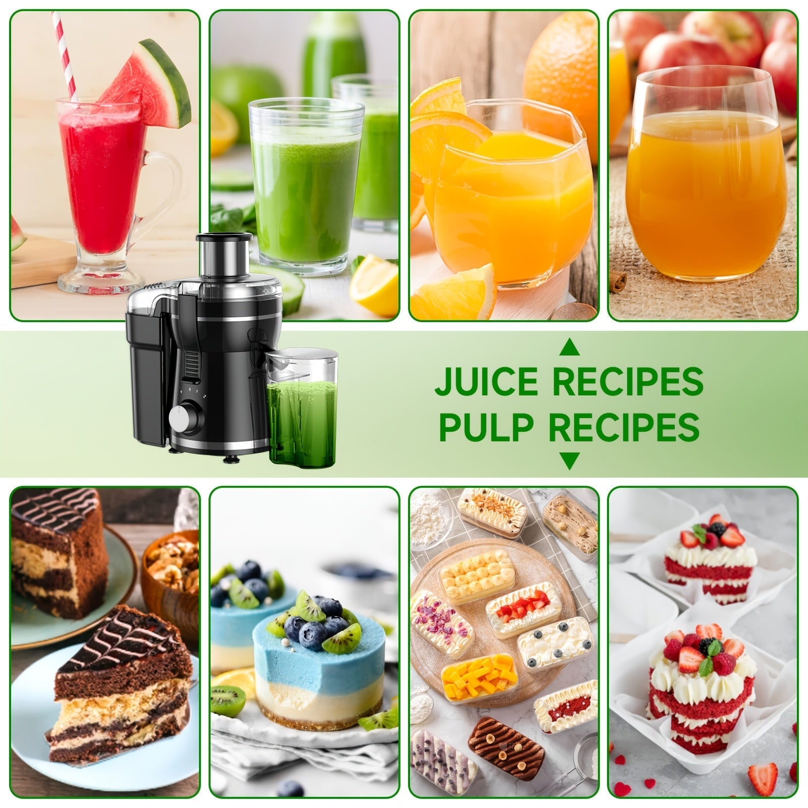 500W 3-Speed Centrifugal Juicer