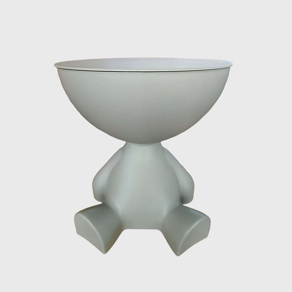 Bear-Shaped Side Table with Storage