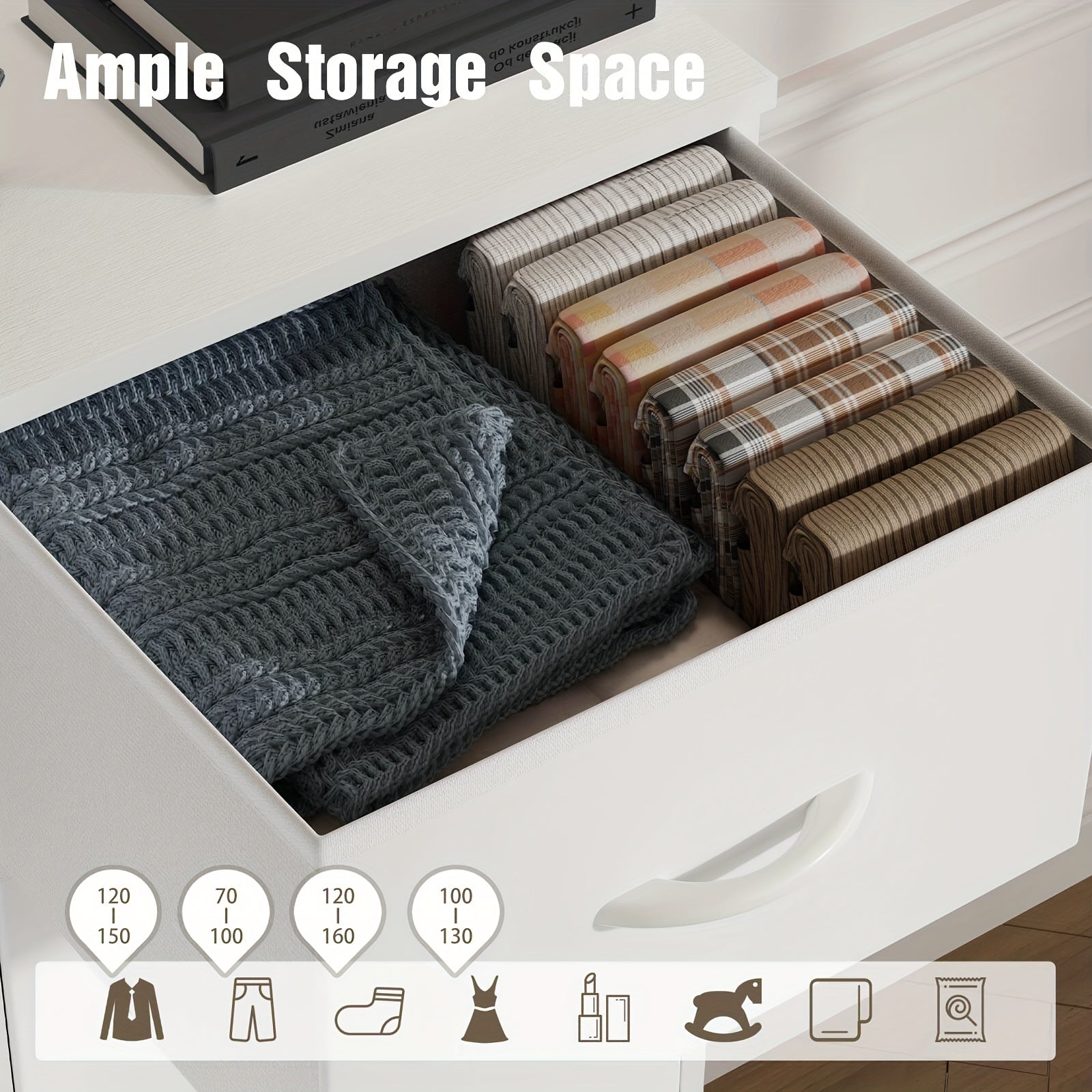 8-Drawer Fabric Storage Dresser