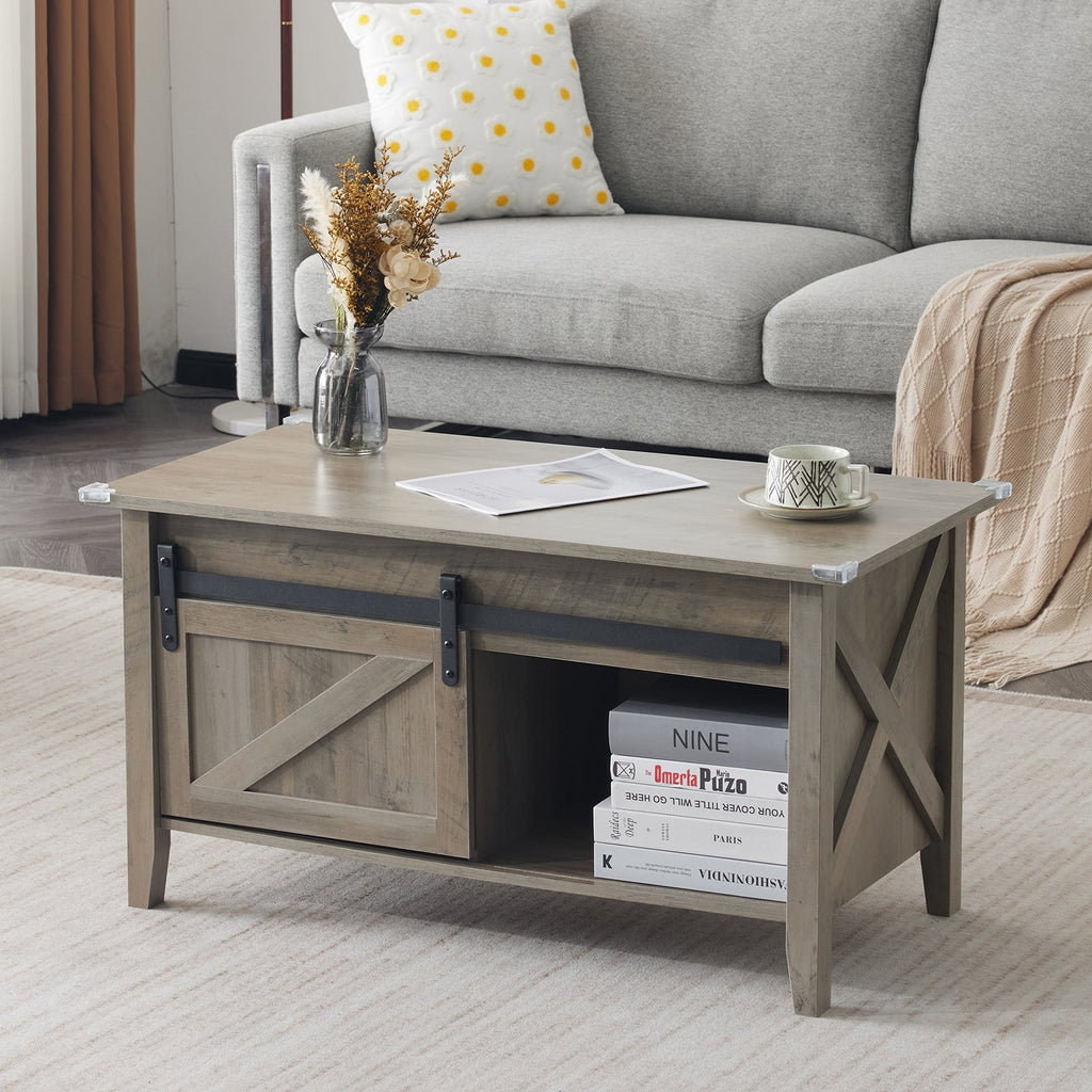 36" Farmhouse Lift-Top Coffee Table