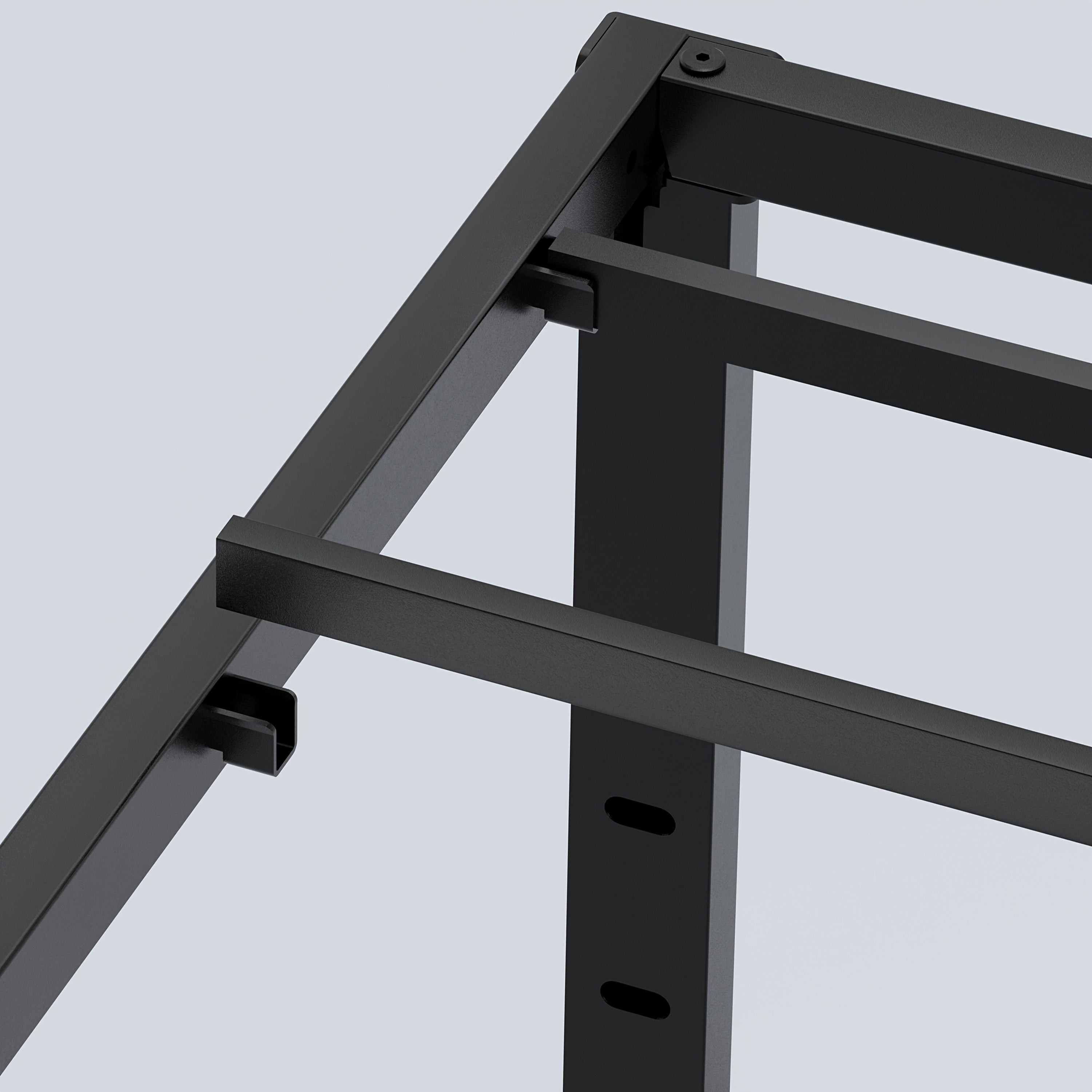 Heavy-Duty Metal Platform Bed Frame