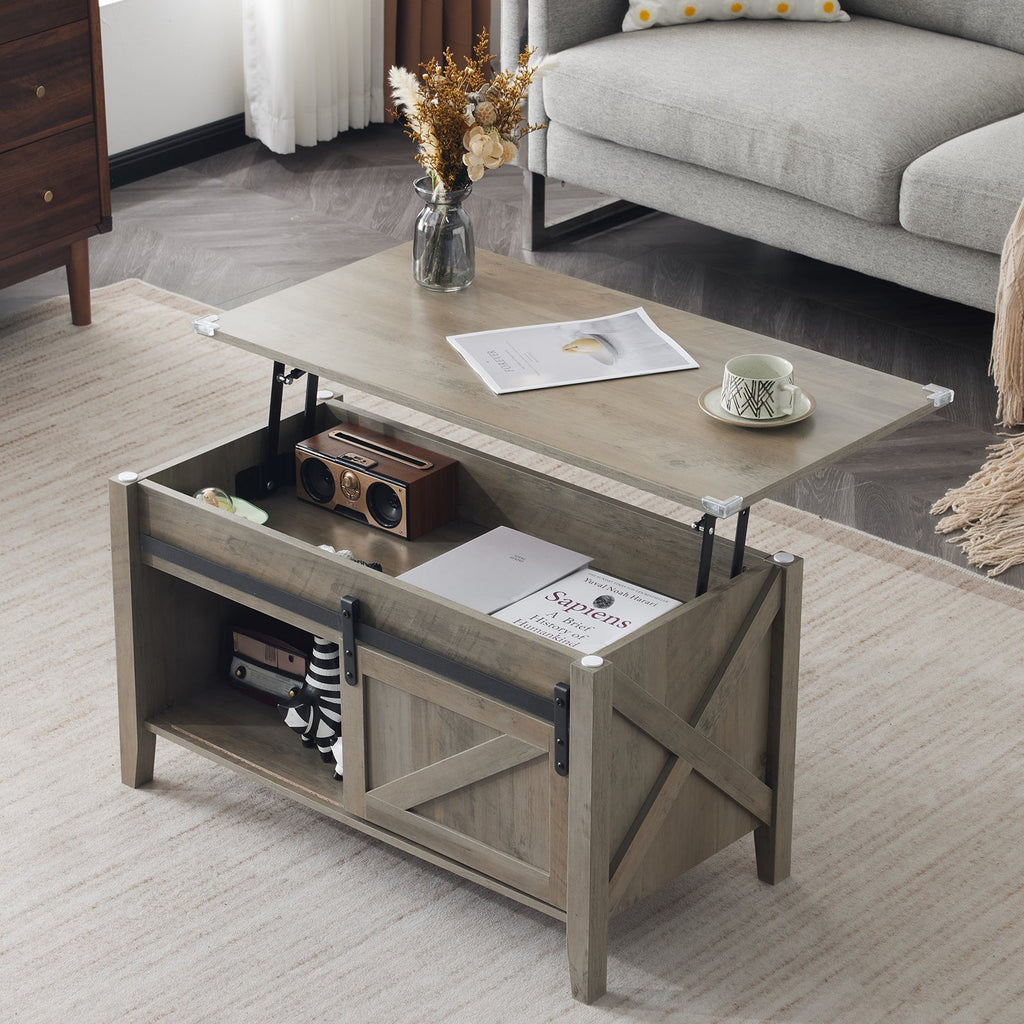 36" Farmhouse Lift-Top Coffee Table