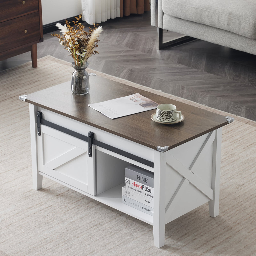 36" Farmhouse Lift-Top Coffee Table