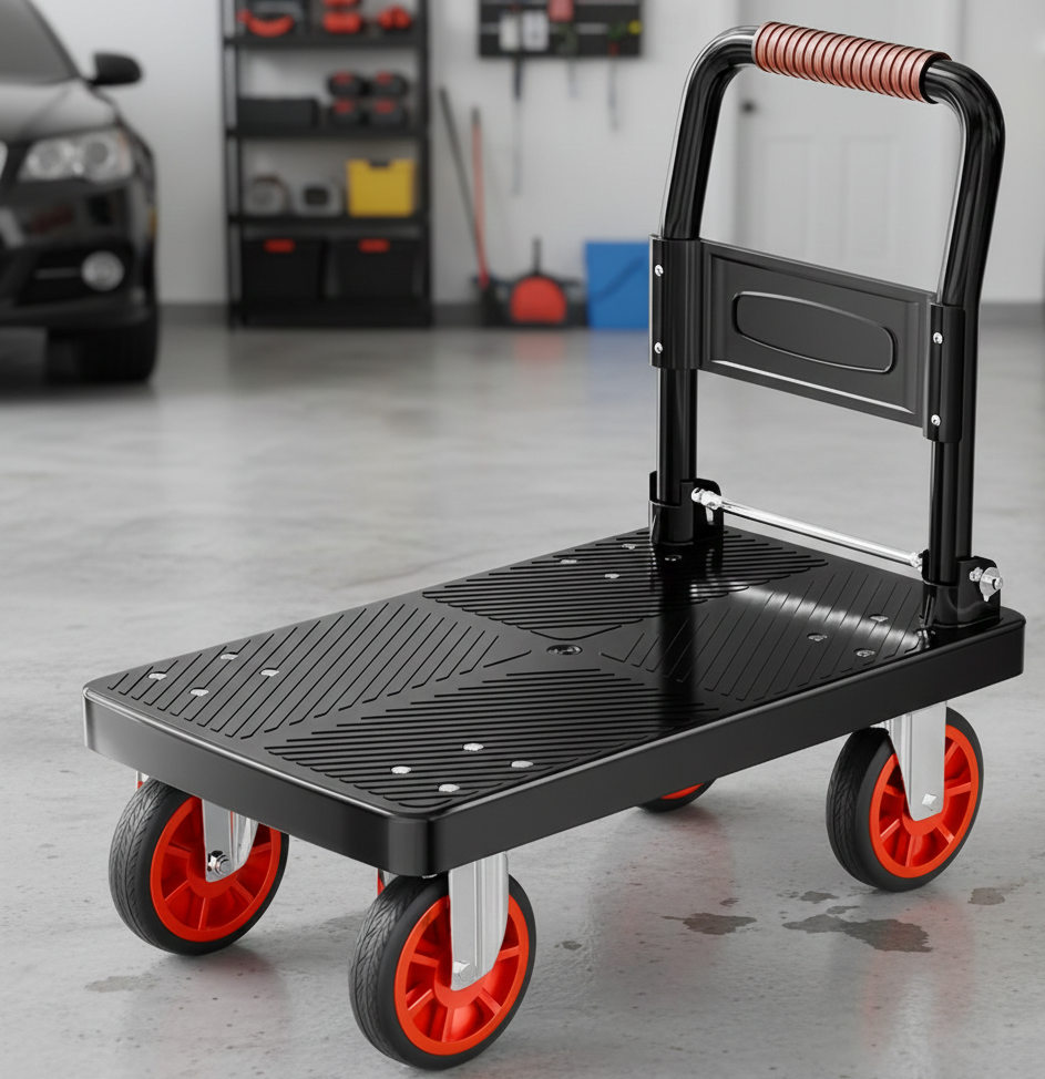 Heavy-Duty Folding Platform Cart – 350/660/820 lb