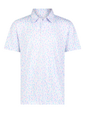 Mermaid Performance Golf Polo – White