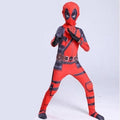 Kids & Adult Deadpool Costume Jumpsuit