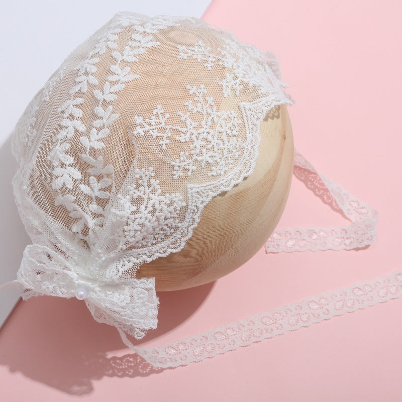 Lace & Bow Baby Headband