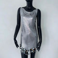 Sequined Fringe Stage Dress
