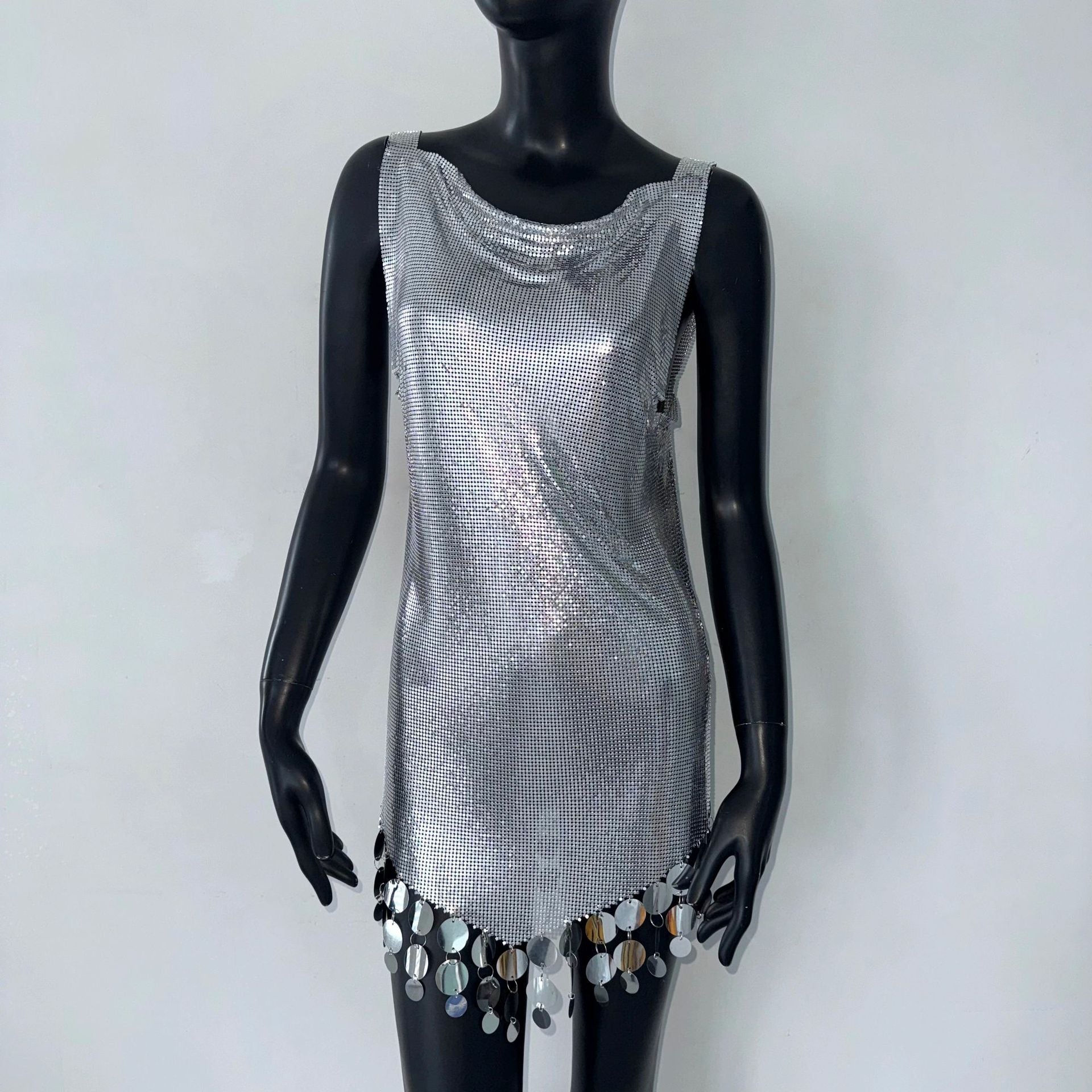 Sequined Fringe Stage Dress