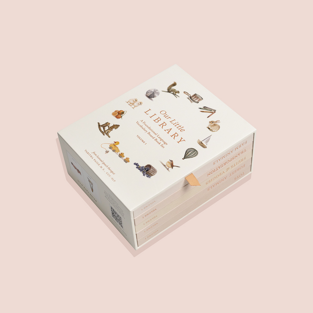Our Little Library First Words Board Book Set