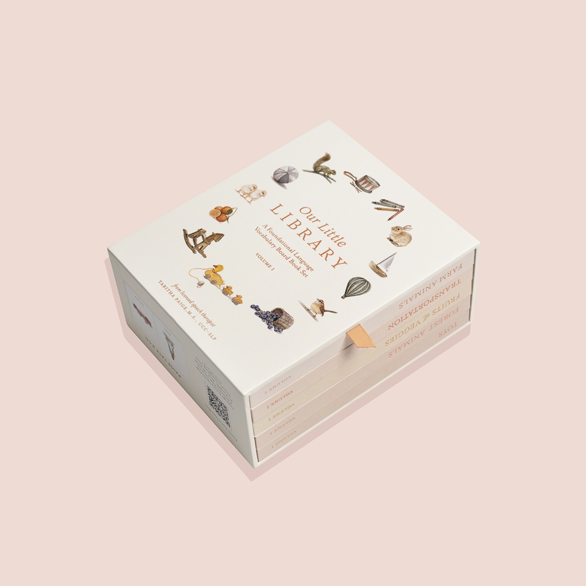 Our Little Library First Words Board Book Set