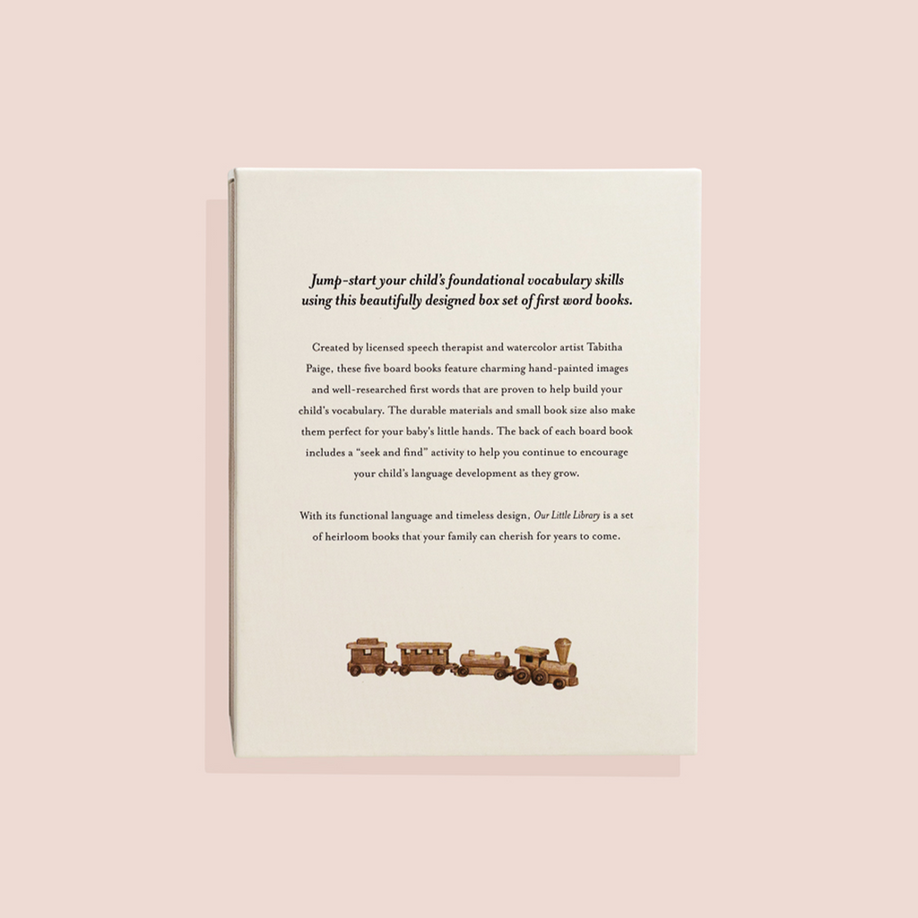 Our Little Library First Words Board Book Set