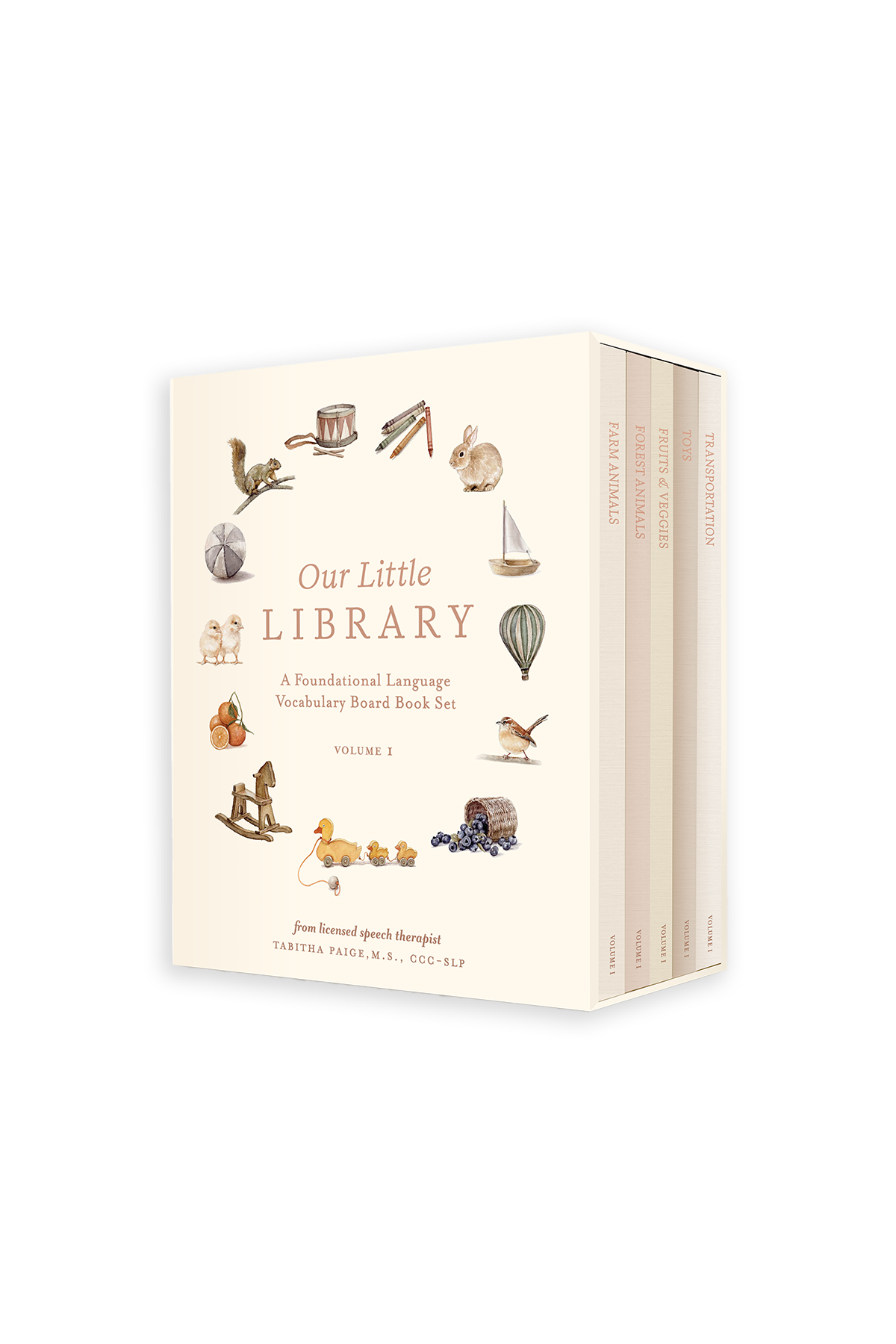 Our Little Library First Words Board Book Set