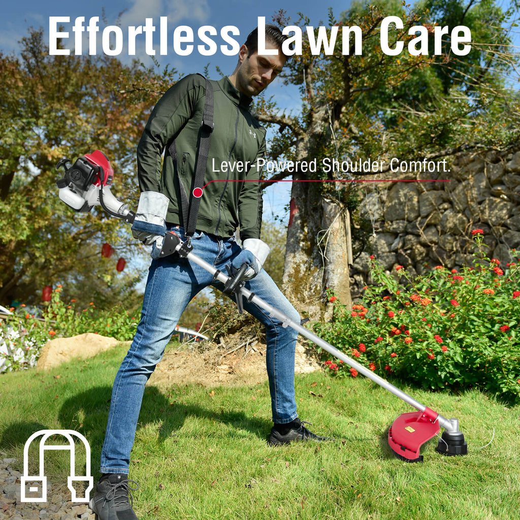 22" 170cc 3-in-1 Self-Propelled Lawn Mower & 16" 25cc String Trimmer Bundle V8622S+PS4532