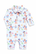 Pawsitively Spooky Long-Sleeve Polo One-Piece