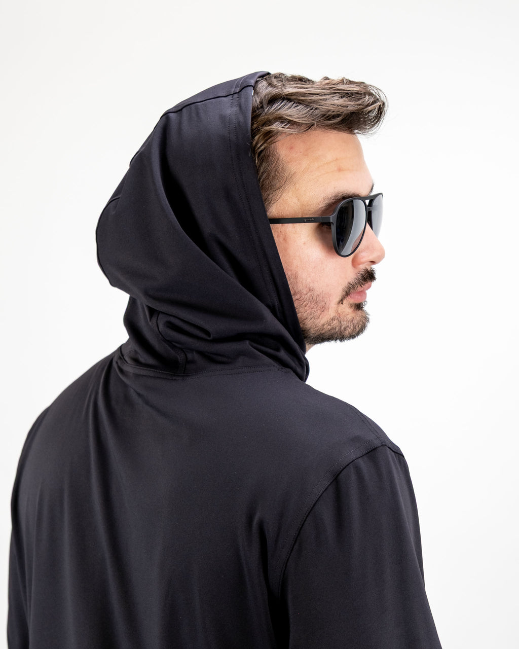 Performance Golf Hoodie – White Noise