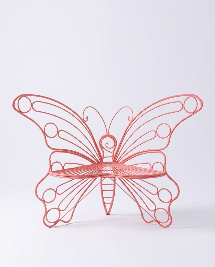 50" Outdoor Metal Garden Bench
