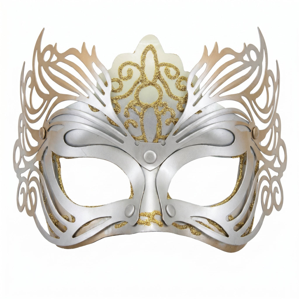Gold & Silver Masquerade Mask – product view 1