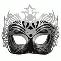 Black & Silver Masquerade Mask – product view 1