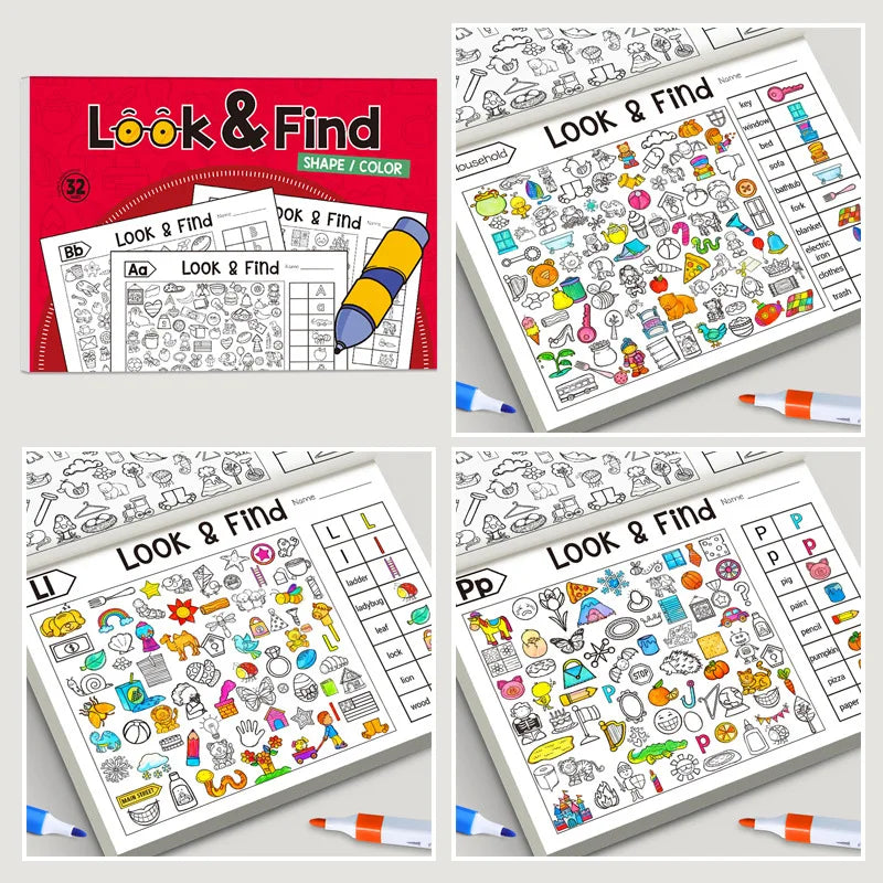 Hidden Object Coloring & Activity Book for Kids