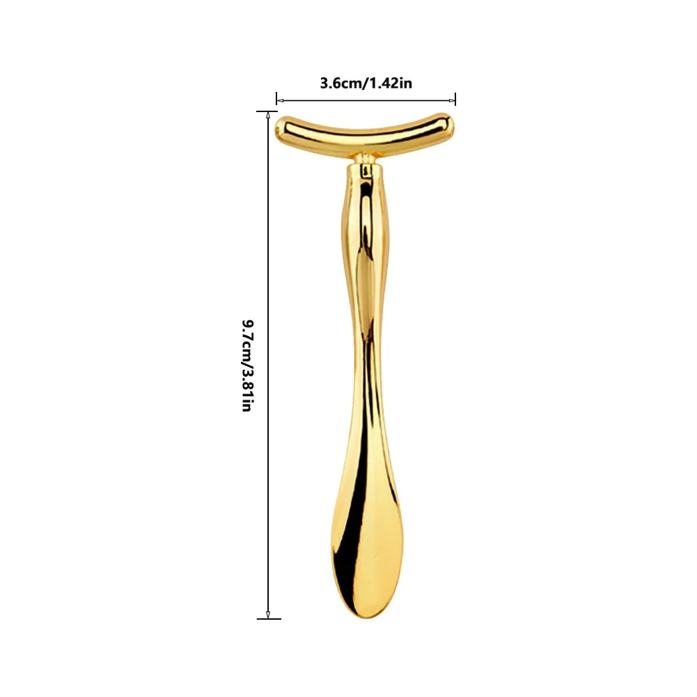 2in1 Mini Eye Massage Stick | Dual-Ended Facial Spoon and Massage Tool