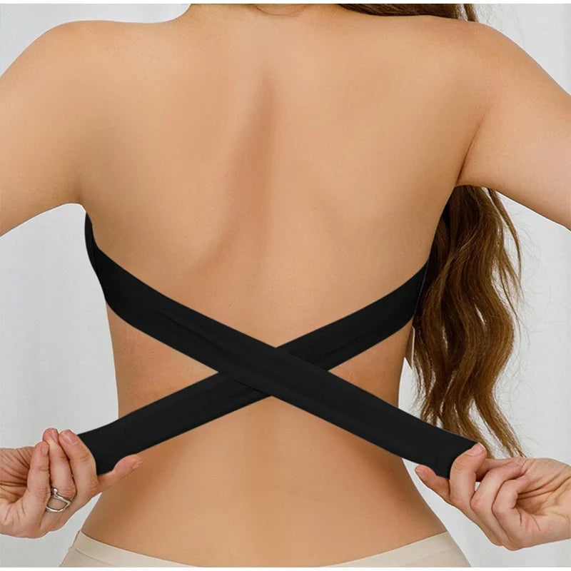 Seamless Strapless Push-Up Bra